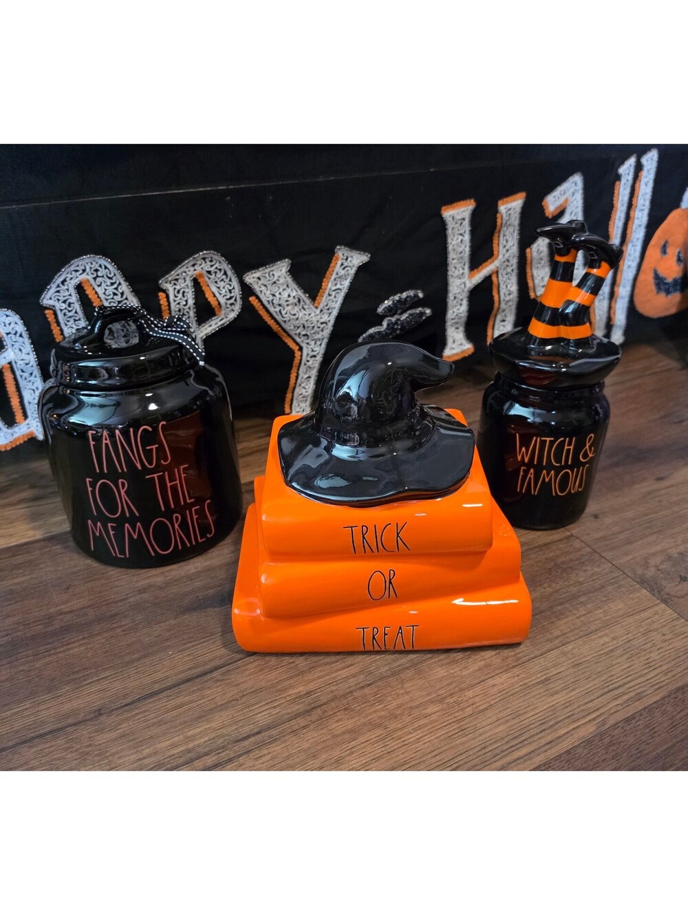 Rae dunn 3 piece Halloween
